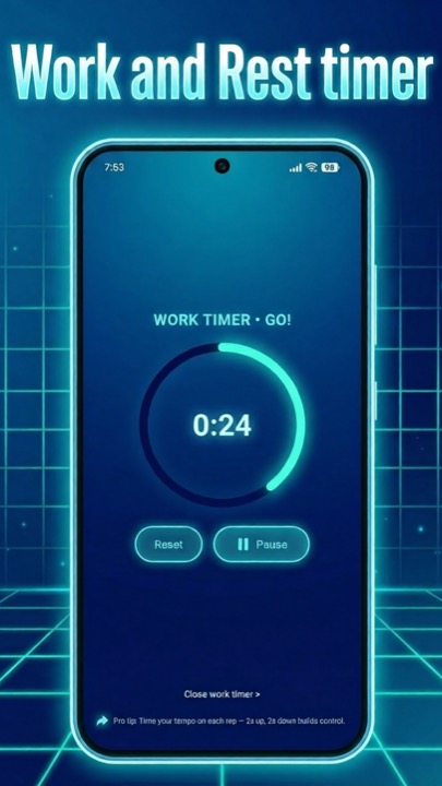 Personal Trainer, rest timer