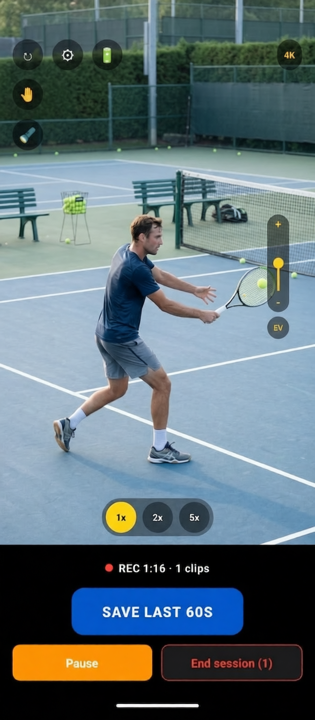 ReplayR, buffering during a tennis session